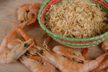 干的蝦和小蝦米