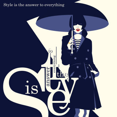 波普藝術(shù)風(fēng)格的時(shí)尚女人.圖片