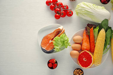 堆的健康食品图片