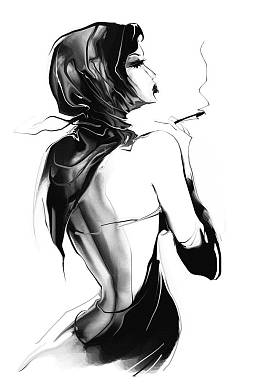 时髦的衣服的女人图片