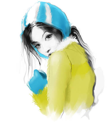 可愛(ài)的年輕女子