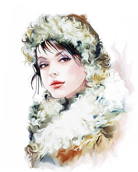 可爱的年轻女子图片