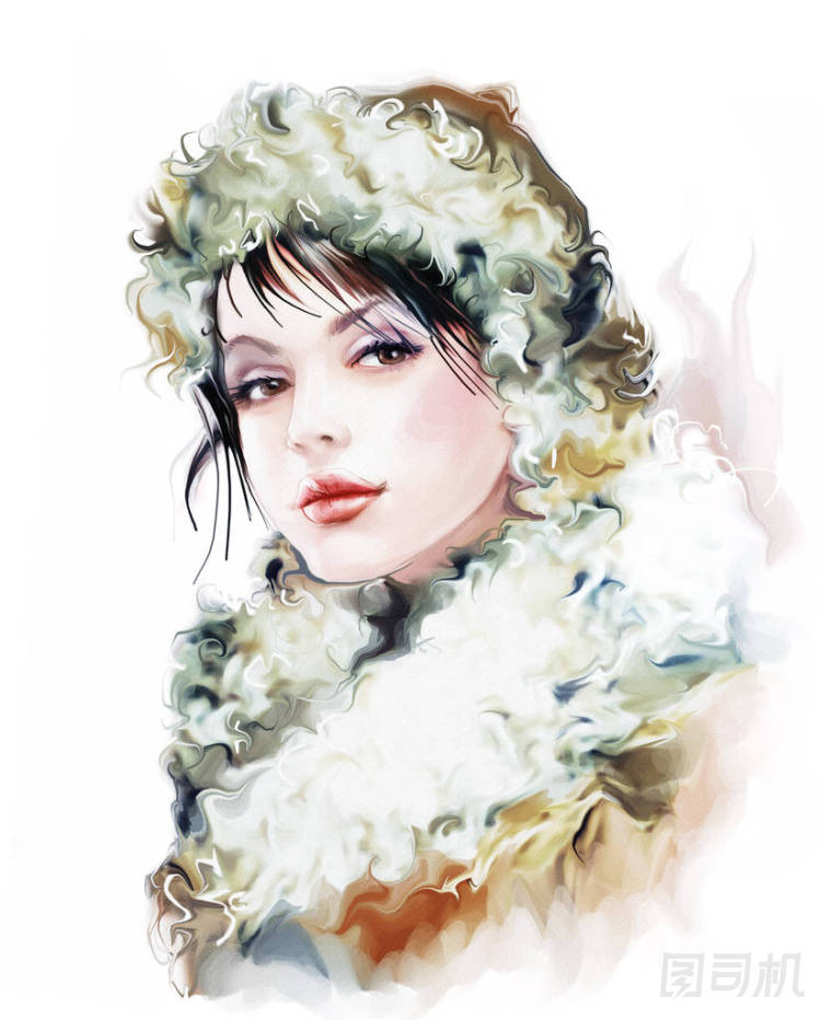 可愛的年輕女子圖片