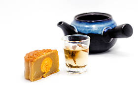 月亮蛋糕甜点中式和茶图片