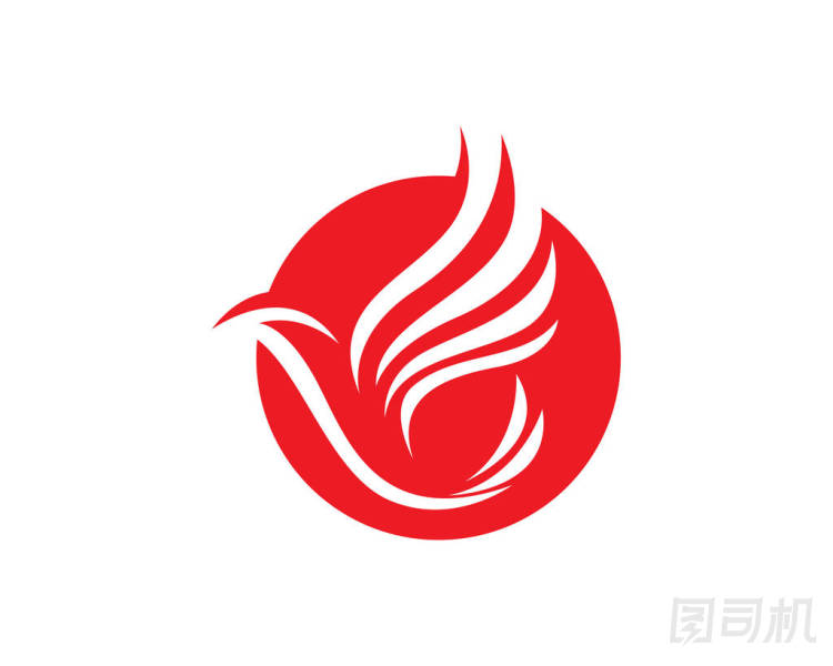 鳥的標志模板