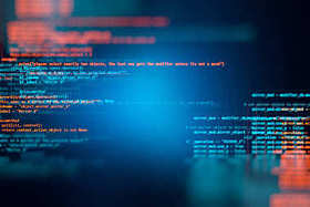 数字代码数字抽象技术背景图片