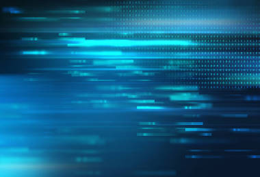 藍色的幾何形狀抽象技術(shù)背景