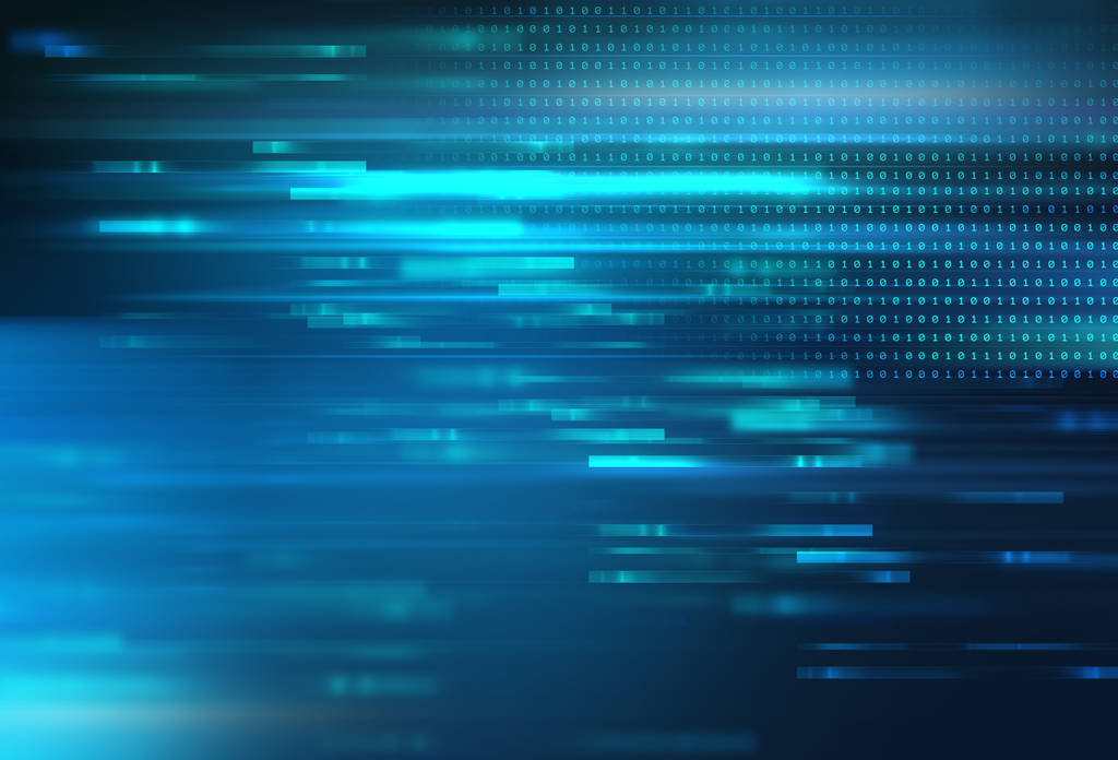 蓝色的几何形状抽象技术背景 蓝色的几何形状抽象技术背景