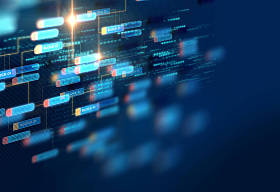 技术背景块链网络的概念图片