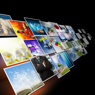 可視通信和流媒體圖像概念圖片