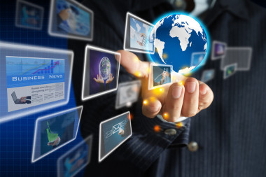 只手握住业务集合的世界照片