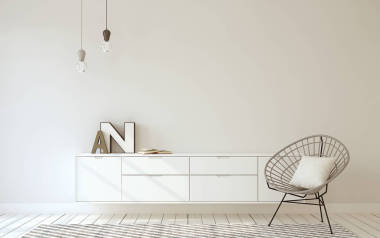 走廊里。3d 渲染.圖片