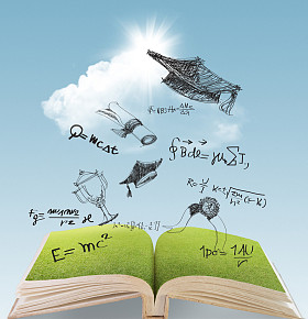 手工绘制的毕业庆典图片