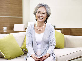 高级亚洲女人肖像照片