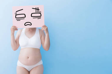 超重的胖女人身體圖片