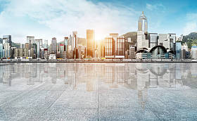 现代城市天际线