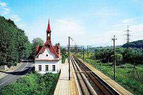 美丽的景色的铁路照片