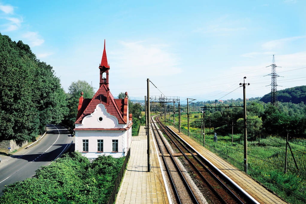 美丽的景色的铁路照片 美丽的景色的铁路照片