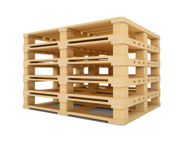 木托盤白色背景上孤立圖片