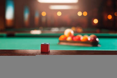 臺球在游泳池三角形