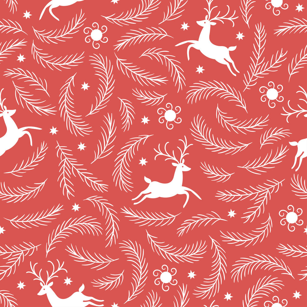 无缝圣诞图案与鹿 照片 无缝圣诞图案与鹿 照片