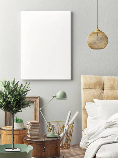 關(guān)閉了內(nèi)部的 beddoor，模擬了張海報(bào)，3d ilustration