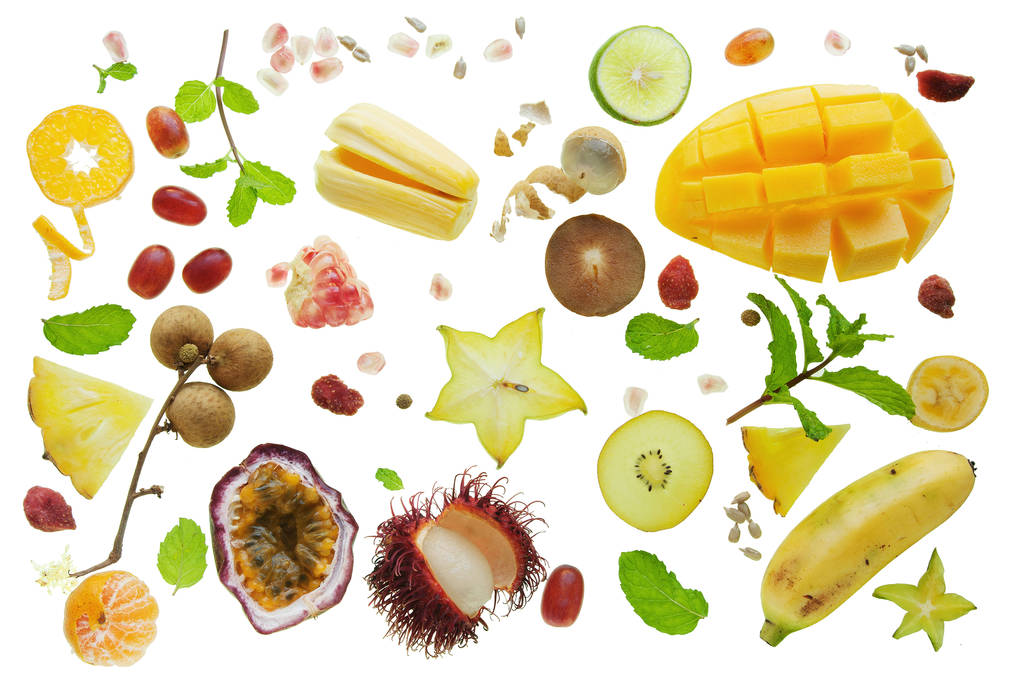 黄色的热带水果 黄色的热带水果