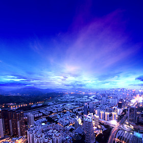 城市鸟瞰图图片