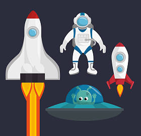 宇宙行星空间概念图片