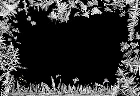 冰霜边框图片