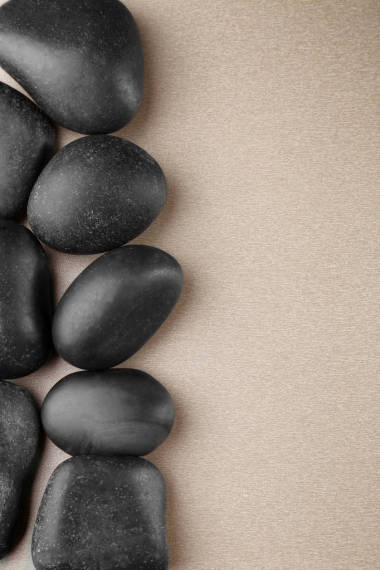 水疗中心的石头背景图片