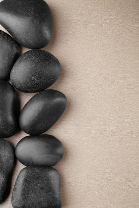 水疗中心的石头背景图片