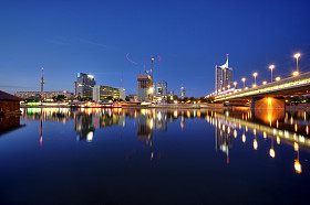 在晚上维也纳图片