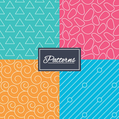 花卉装饰、 圈子和石头纹理