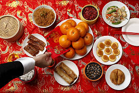 中国新年食品照片