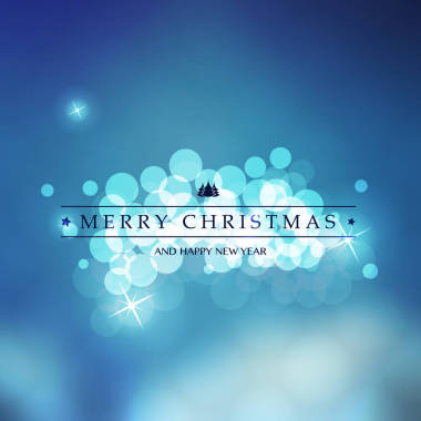 多彩的節(jié)日快樂，圣誕快樂，新年賀卡與標(biāo)簽上閃閃發(fā)光的模糊背景