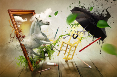 繪畫的神奇世界圖片