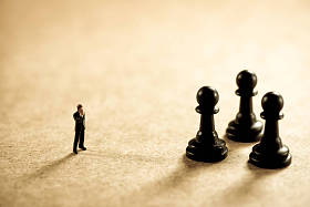 业务策略的概念。宏观照片照片