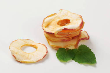 干的蘋果片圖片