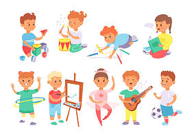 孩子们在公园里玩拔河图片