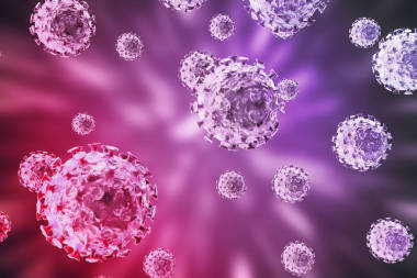 3d 的渲染細(xì)菌病毒或細(xì)菌微生物細(xì)胞特寫