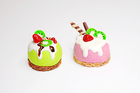 果味聚合物粘土蛋糕