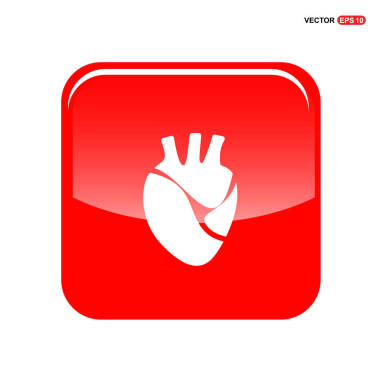 人體心臟器官圖標(biāo)圖片