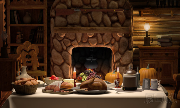 thanksgving 小木屋晚餐