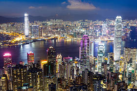 香港美丽夜景