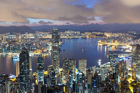 香港美丽夜景