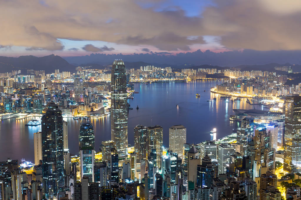 香港美丽夜景