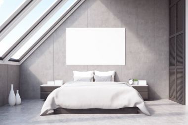 閣樓臥室前面觀圖片