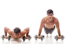 伏地挺身练习图片