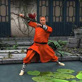 3d cg 渲染的功夫大师图片